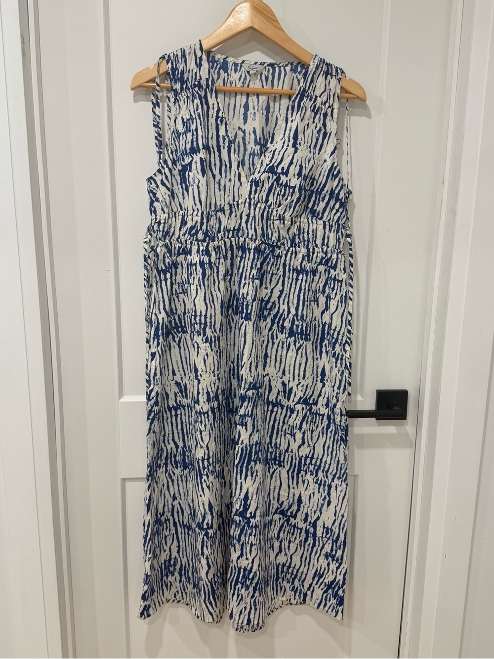 Rails Navy & White cotton/lyocell Sleeveless Dress